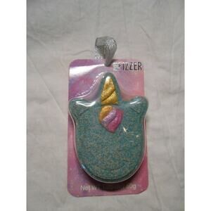 NEW green Unicorn Face Bath Fizzer Bomb Spa 1.76oz Great Girls party favor Gifts